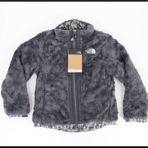 The North Face Large 14/16 Youth Girls Mossbud Swirl Jacket Grey New